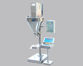 實拍半自動粉劑包裝機  速度快扭距大、可灌裝多種粉劑