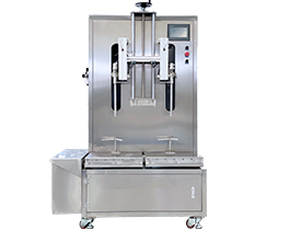 新上市雙頭稱重灌裝機(jī)運(yùn)行視頻，工廠實(shí)拍！